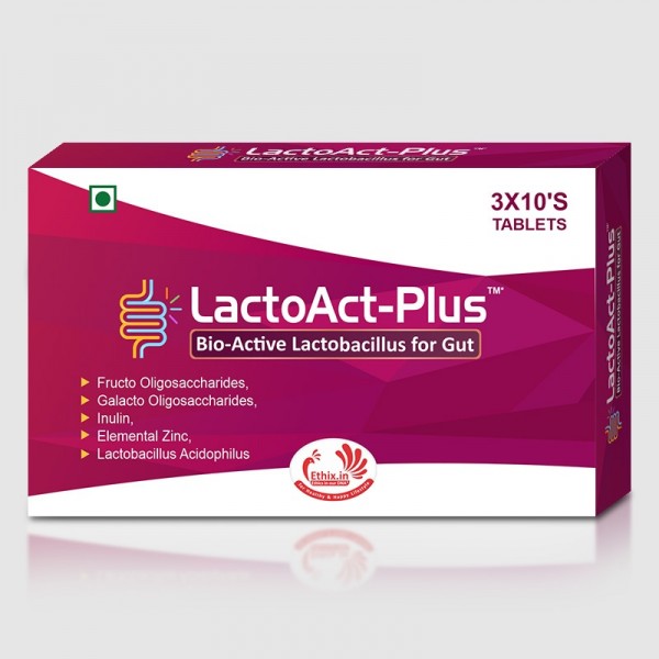 LactoAct-Plus [3x10's Tablets]